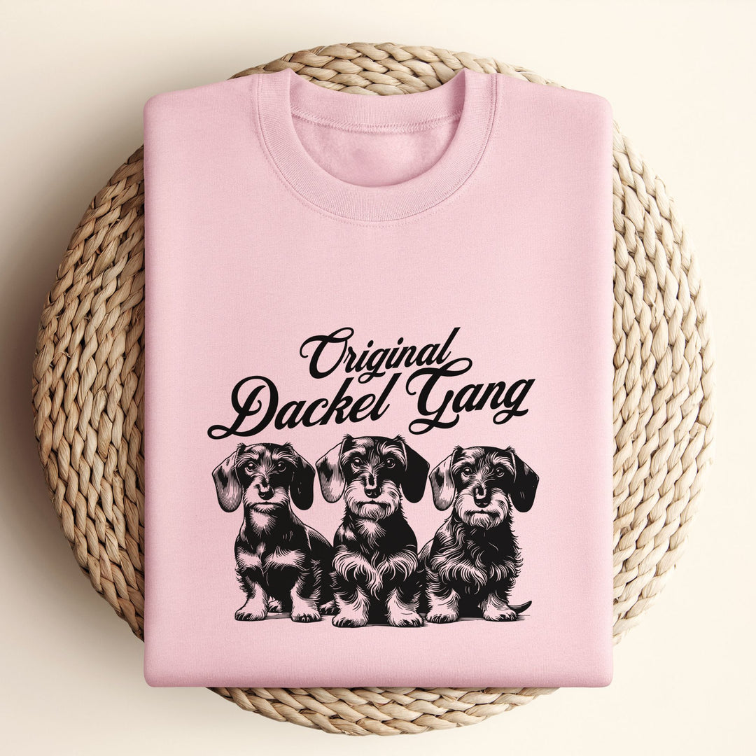 Dackel Gang (Rauhaar) - Bio Unisex Sweatshirt