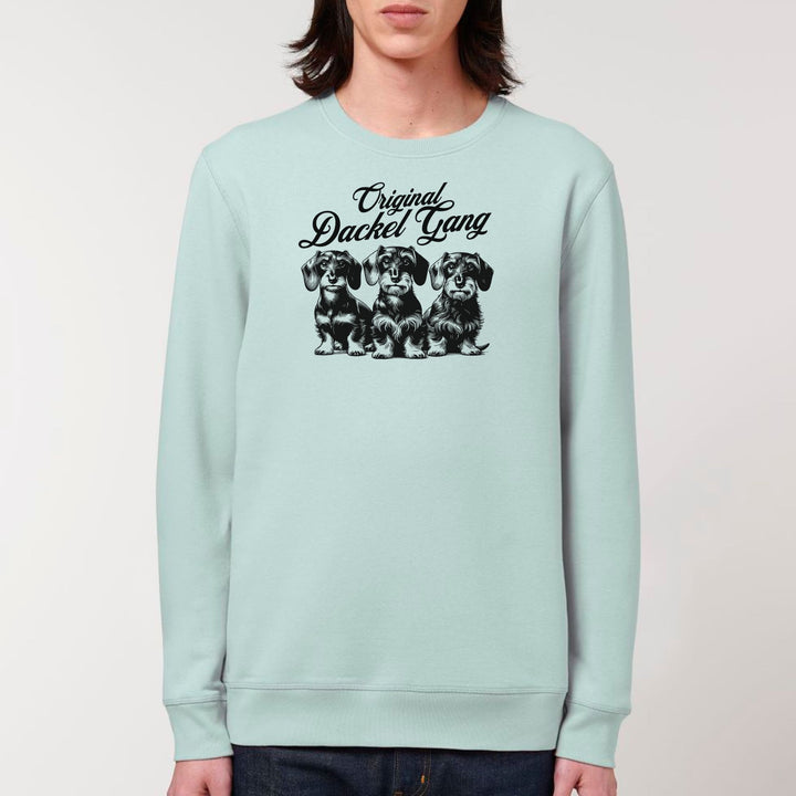 Dackel Gang (Rauhaar) - Bio Unisex Sweatshirt