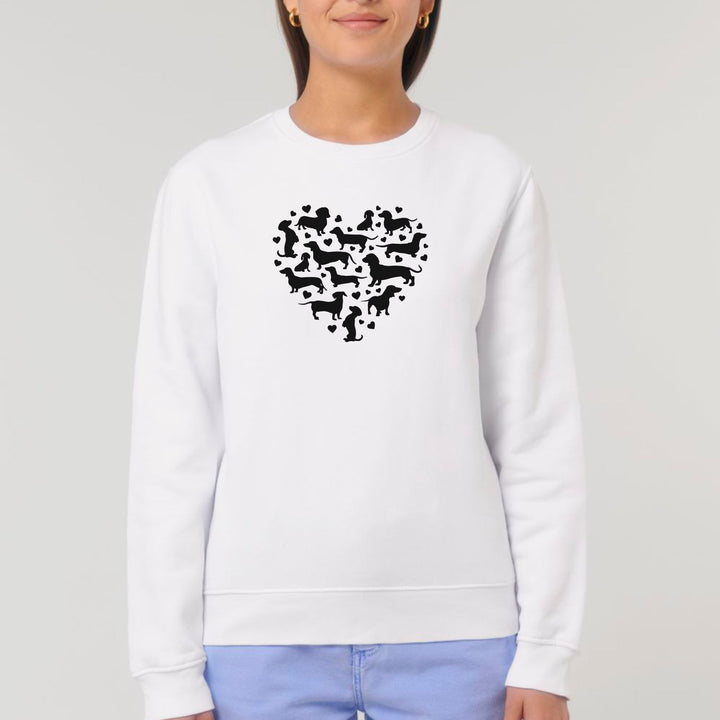 Dackelherz - Bio Unisex Sweatshirt