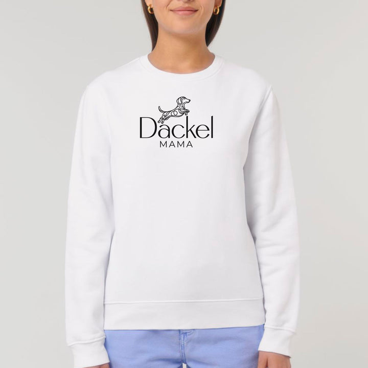 Dackelshirts Dackelmama 2 - Bio Unisex Sweatshirt White / XS