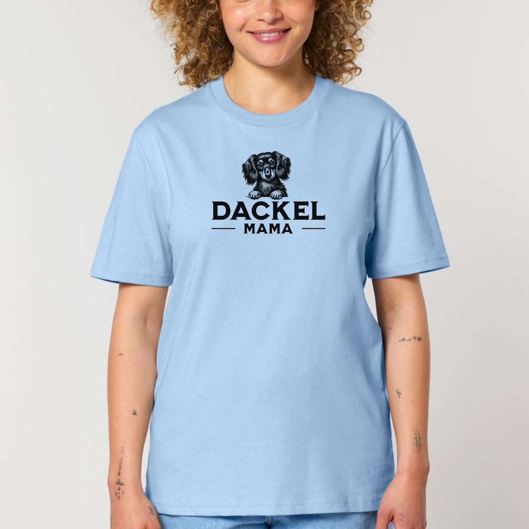 Dackelmama 3 (Langhaar) - Bio Unisex T-Shirt