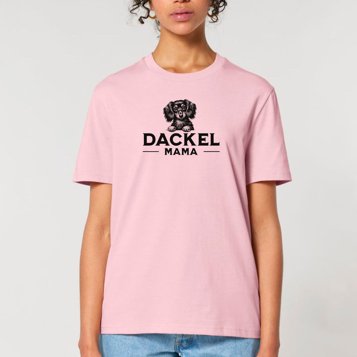 Dackelmama 3 (Langhaar) - Bio Unisex T-Shirt