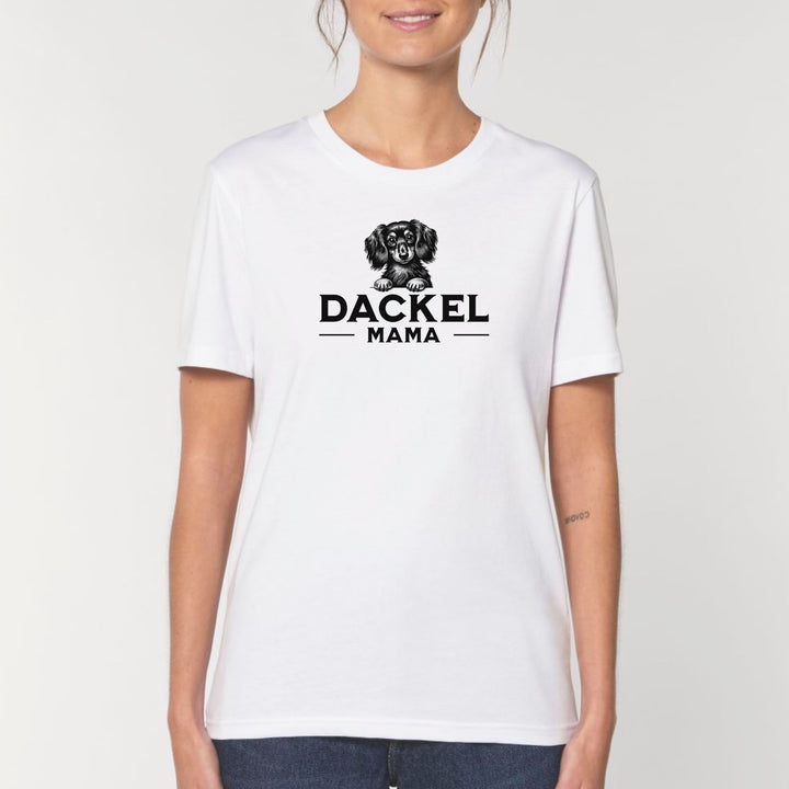 Dackelmama 3 (Langhaar) - Bio Unisex T-Shirt