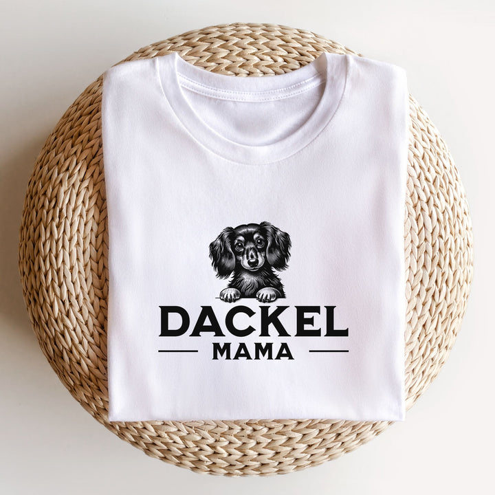 Dackelmama 3 (Langhaar) - Bio Unisex T-Shirt