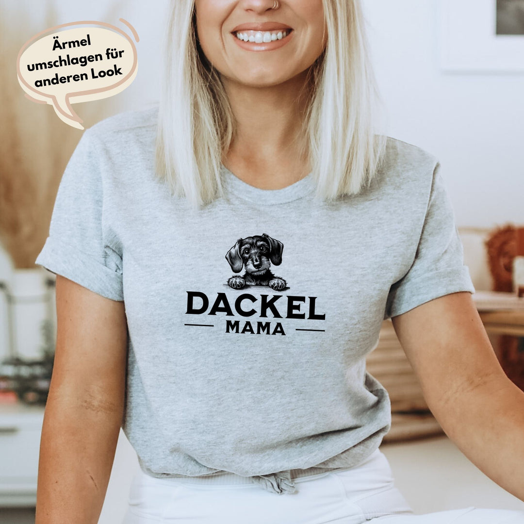 Dackelmama 3 (Rauhaar) - Bio Unisex T-Shirt