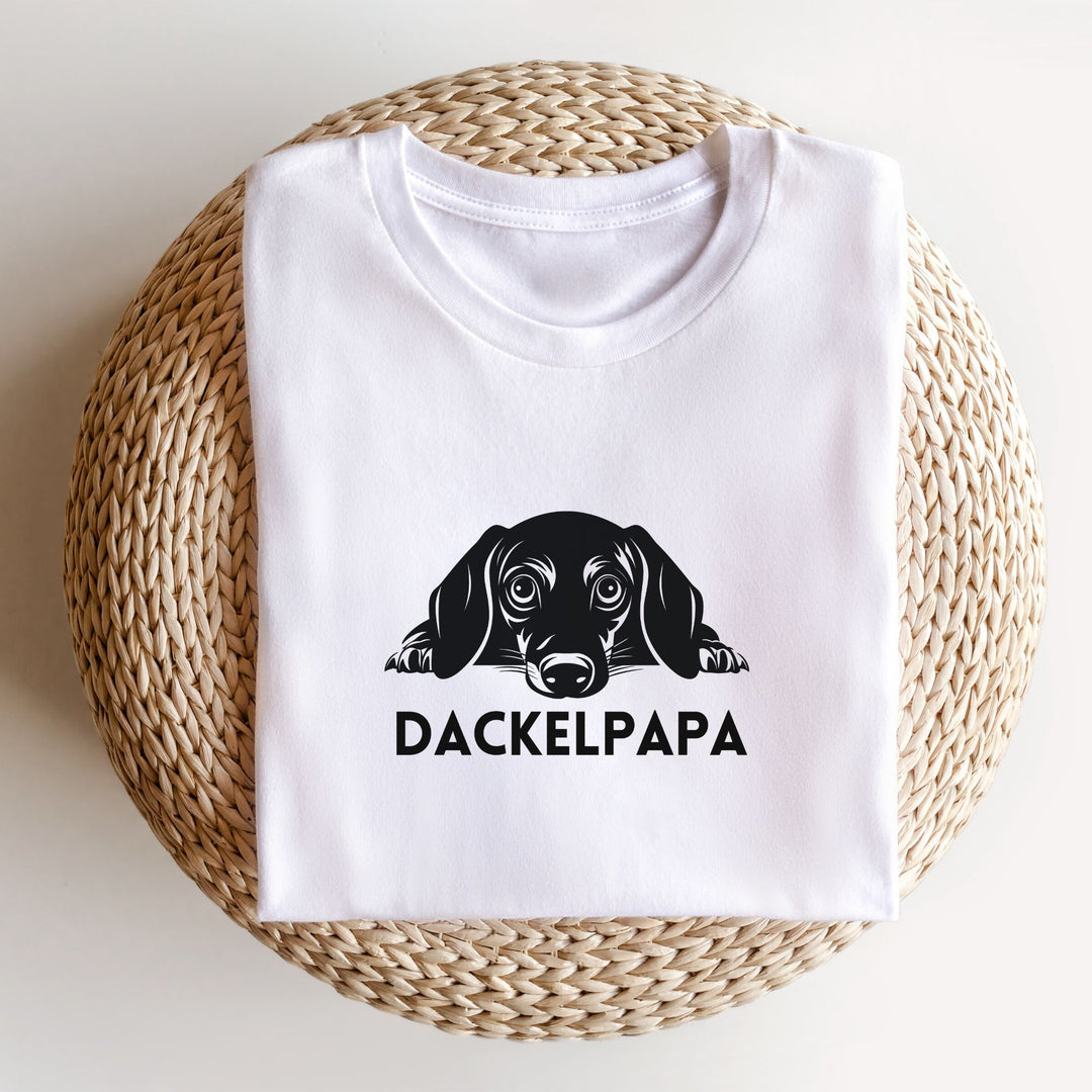 Dackelpapa 1 - Bio Unisex T-Shirt