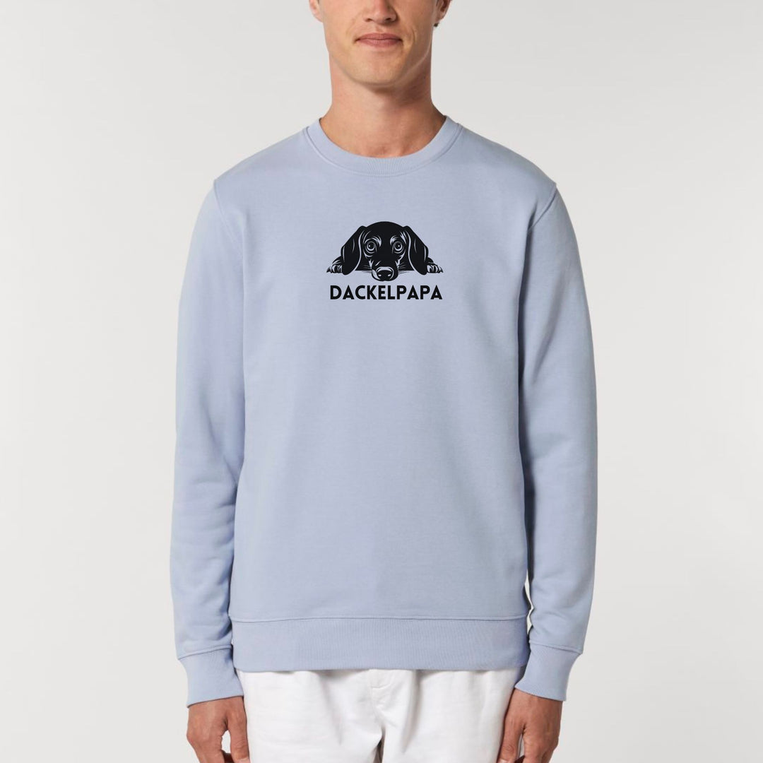 Dackelpapa 1 - Bio Unisex Sweatshirt