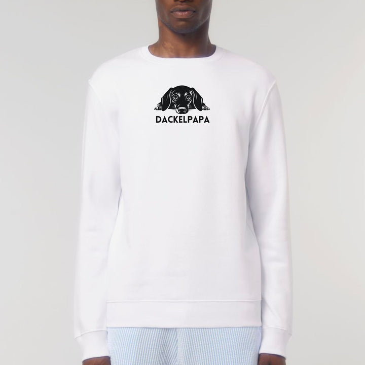 Dackelpapa 1 - Bio Unisex Sweatshirt