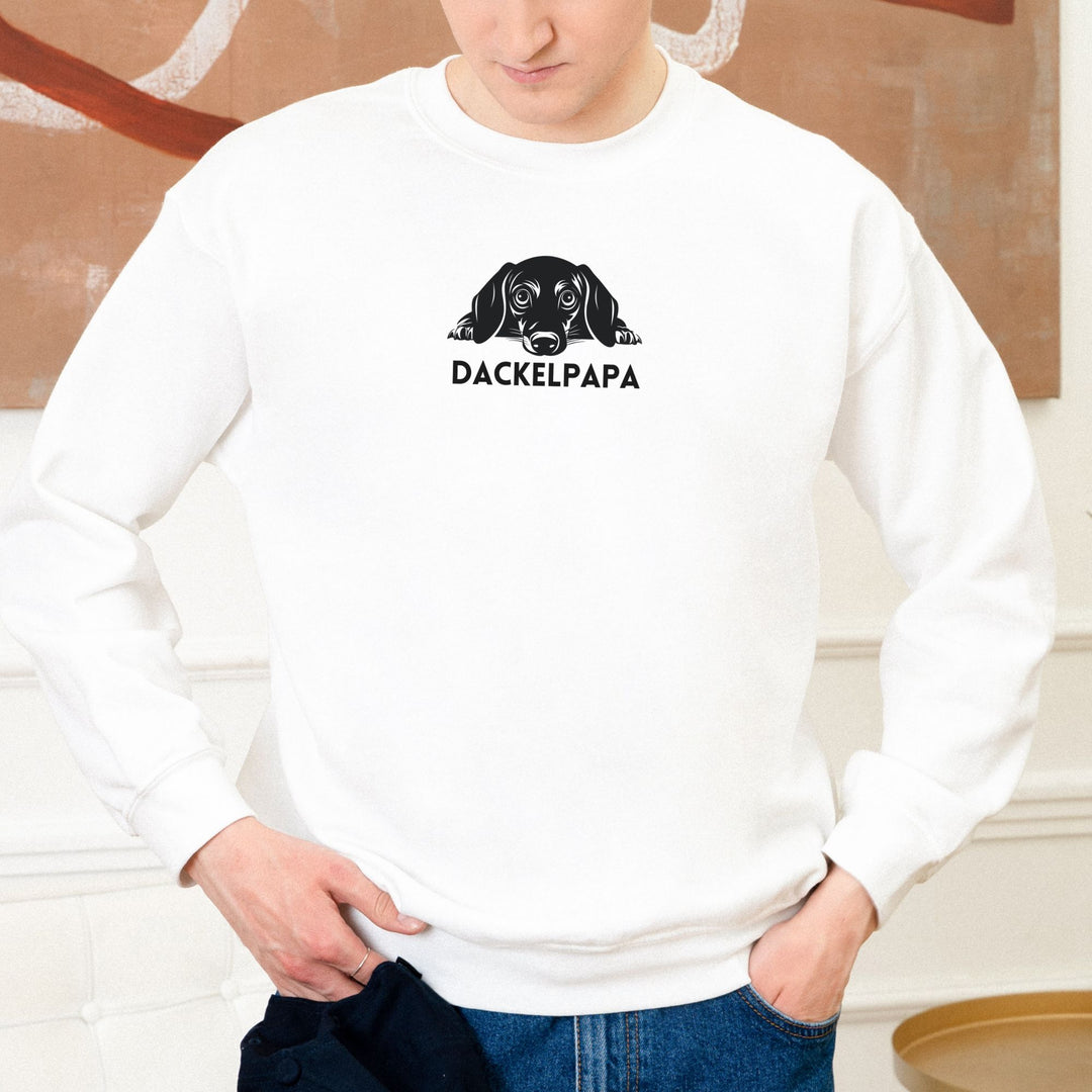 Dackelpapa 1 - Bio Unisex Sweatshirt