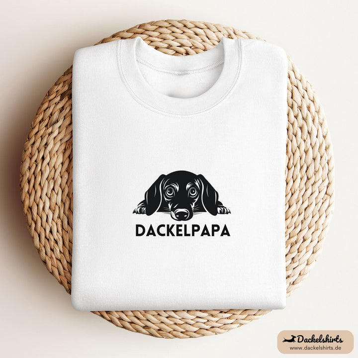 Dackelpapa 1 - Bio Unisex Sweatshirt