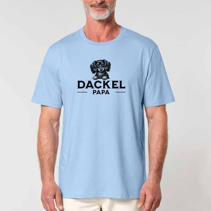 Dackelpapa 3 (Langhaar) - Bio Unisex T-Shirt