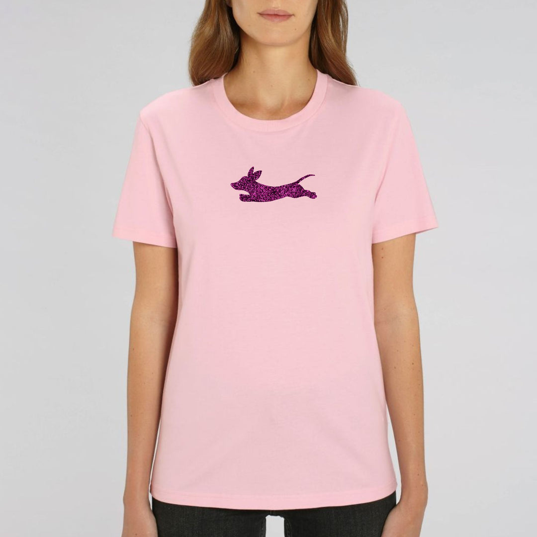 Dackel pink - Bio Unisex T-Shirt