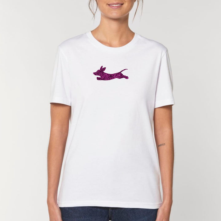 Dackel pink - Bio Unisex T-Shirt