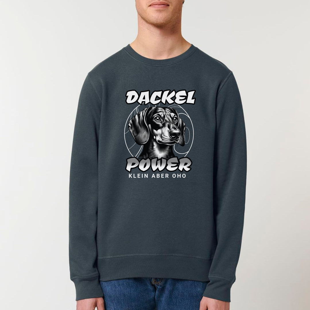 Dackelpower (Kurzhaar) - Bio Unisex Sweatshirt