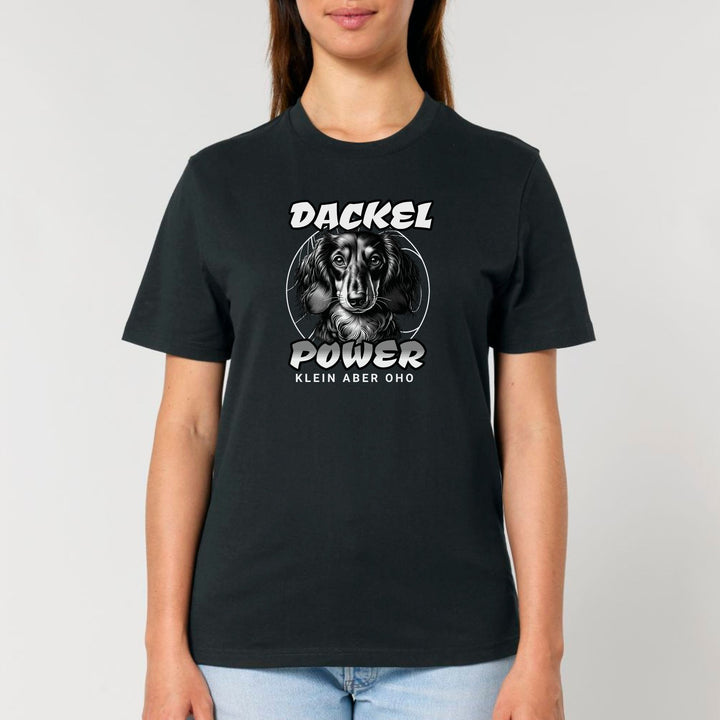 Dackelpower (Langhaar) - Bio Unisex T-Shirt