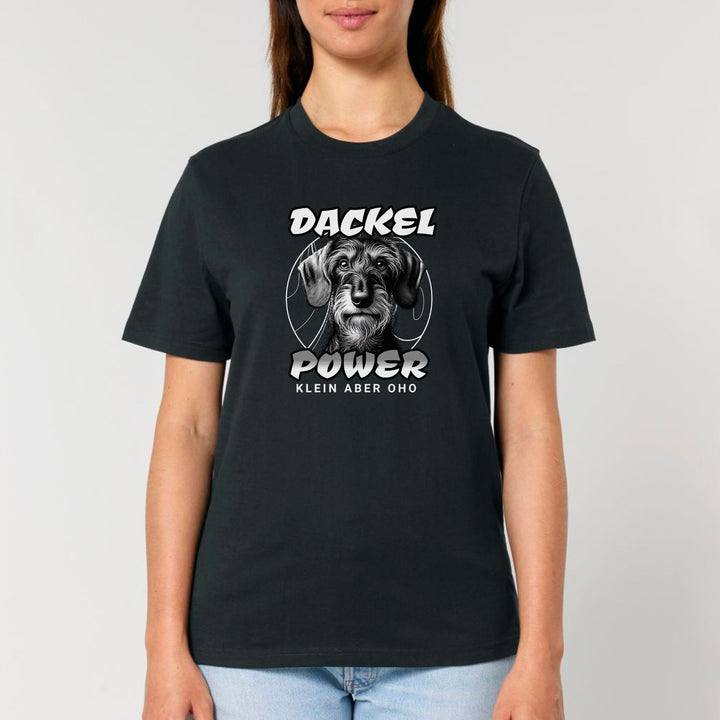 Dackelpower (Rauhaar) - Bio Unisex T-Shirt