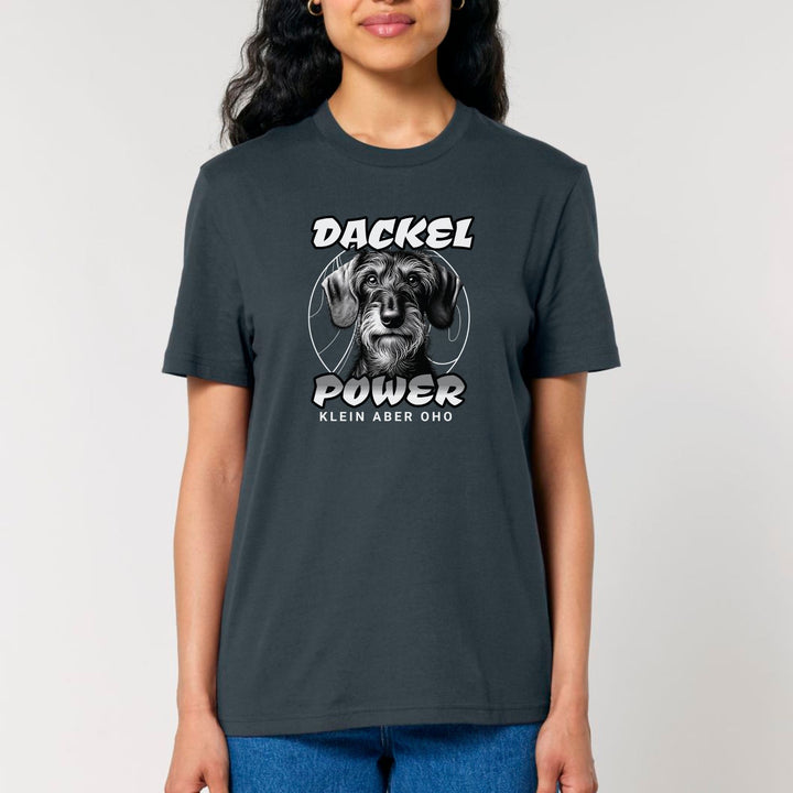 Dackelpower (Rauhaar) - Bio Unisex T-Shirt