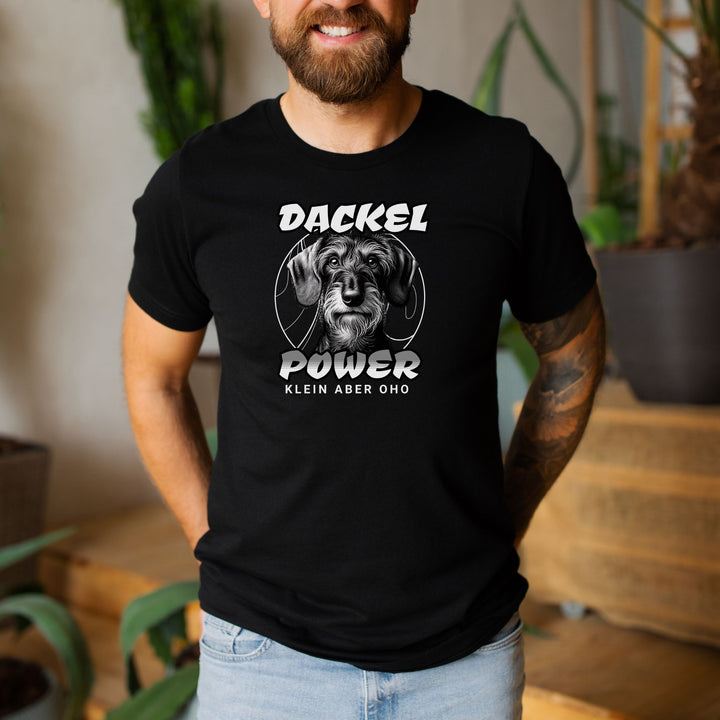 Dackelpower (Rauhaar) - Bio Unisex T-Shirt