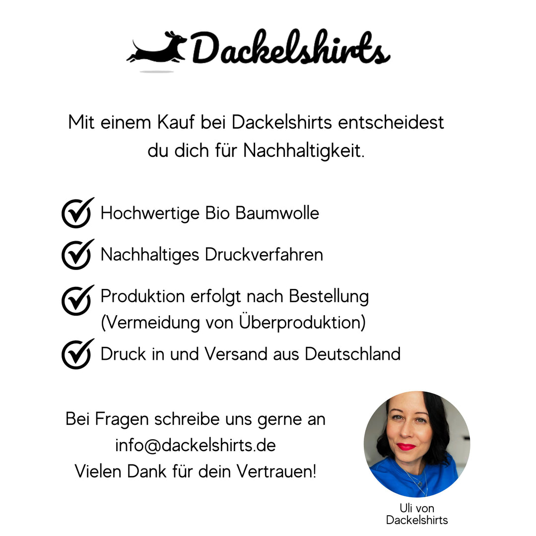 Dackelclub (Kurzhaar) - Bio Unisex T-Shirt (Front- und Backprint)