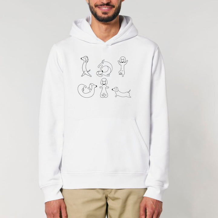 Dackel Yoga - Bio Unisex Hoodie