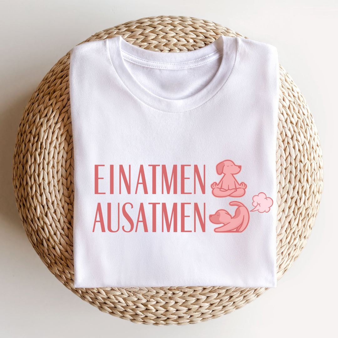 Einatmen, Ausatmen - Bio Unisex T-Shirt