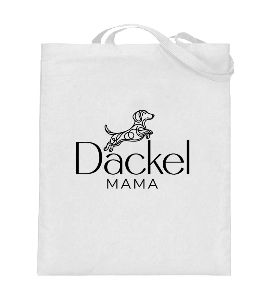 Dackelshirts Dackelmama 2 - Jutebeutel White / 38cm-42cm