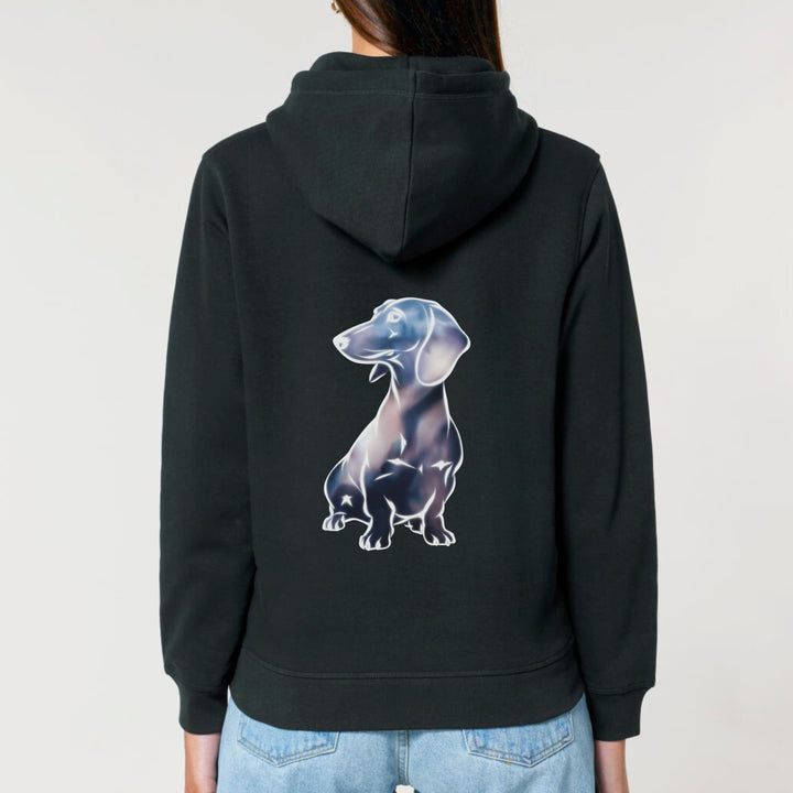 Glühende Silhouette (Kurzhaar) - Bio Unisex Hoodie