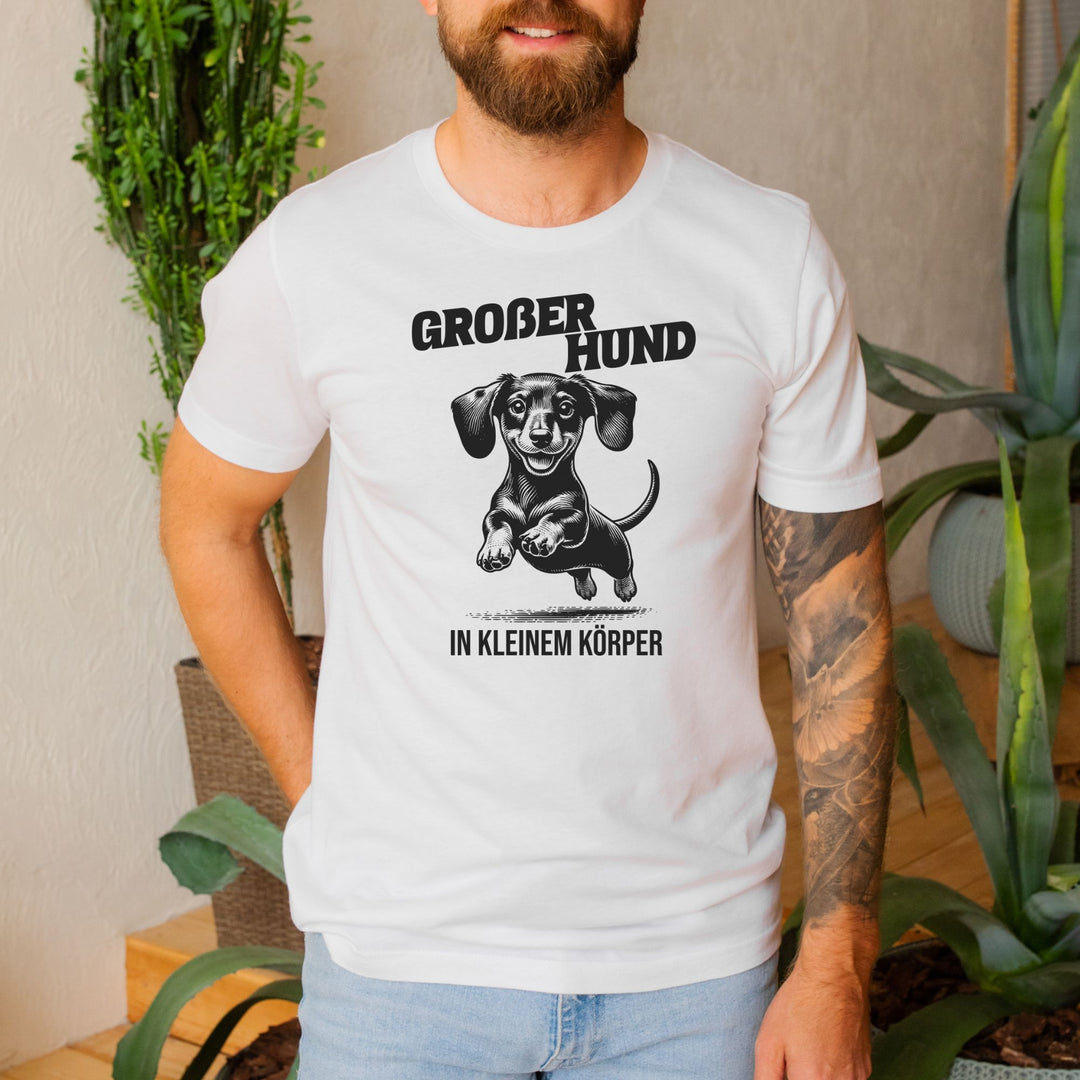 Großer Hund (Kurzhaar) - Bio Unisex T-Shirt