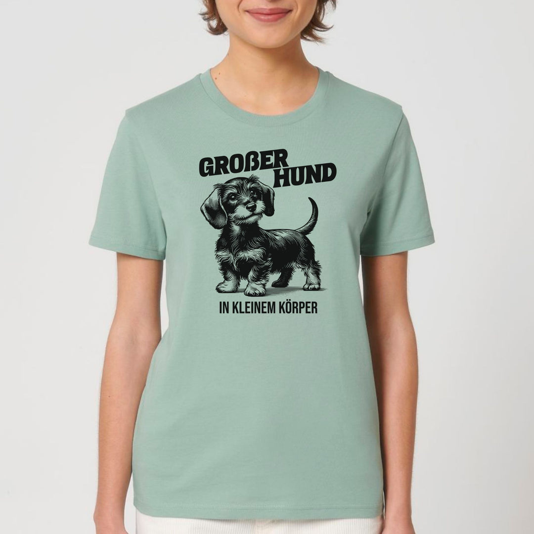 Großer Hund (Rauhaar) - Bio Unisex T-Shirt