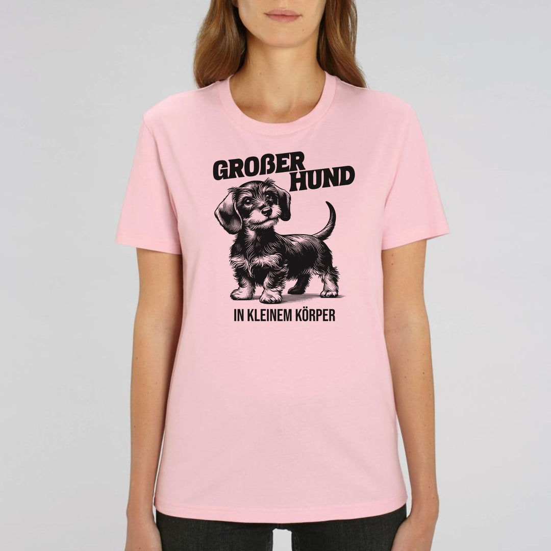 Großer Hund (Rauhaar) - Bio Unisex T-Shirt