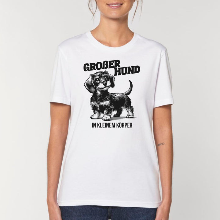 Großer Hund (Rauhaar) - Bio Unisex T-Shirt