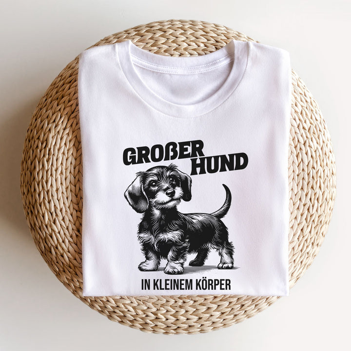 Großer Hund (Rauhaar) - Bio Unisex T-Shirt