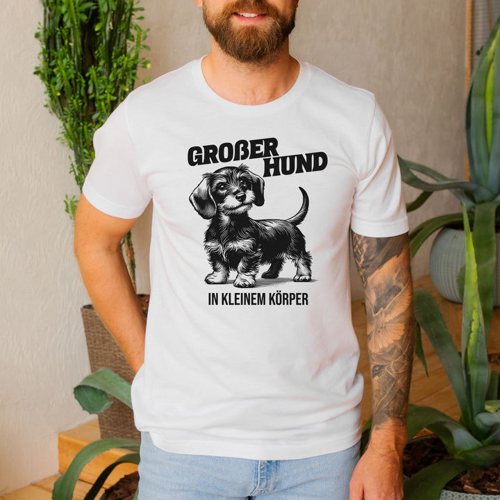 Großer Hund (Rauhaar) - Bio Unisex T-Shirt