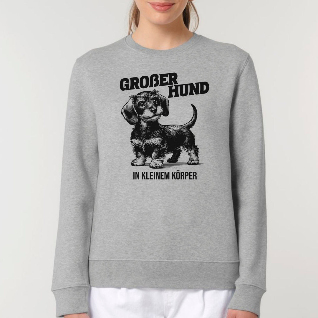 Großer Hund (Rauhaar) - Bio Unisex Sweatshirt