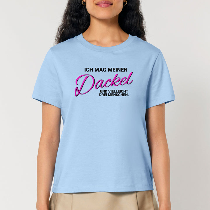 Ich mag meinen Dackel - Bio Frauen T-Shirt