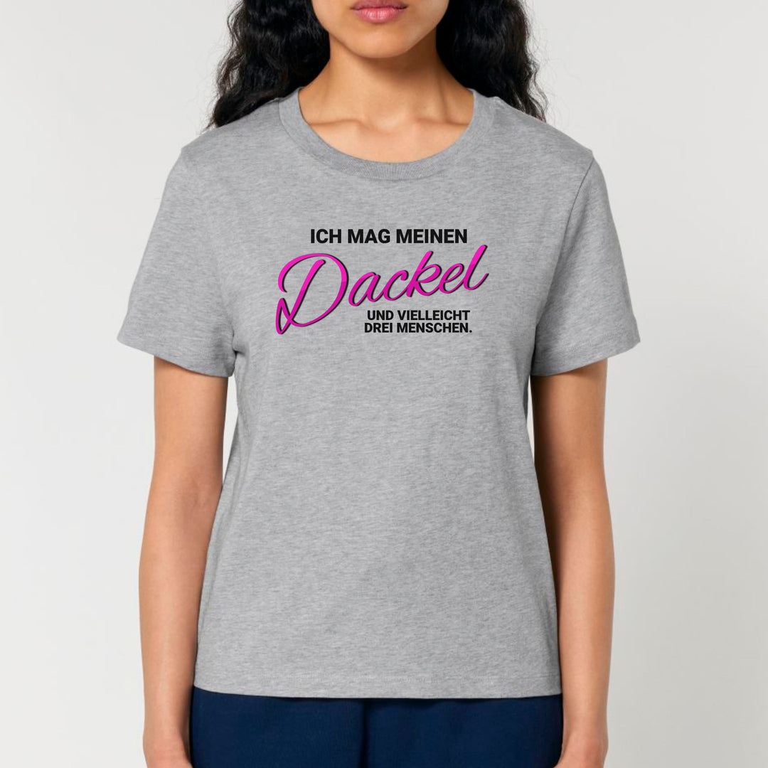 Ich mag meinen Dackel - Bio Frauen T-Shirt