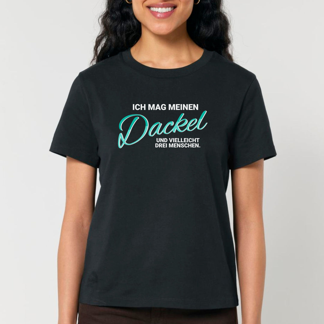 Ich mag meinen Dackel - Bio Frauen T-Shirt