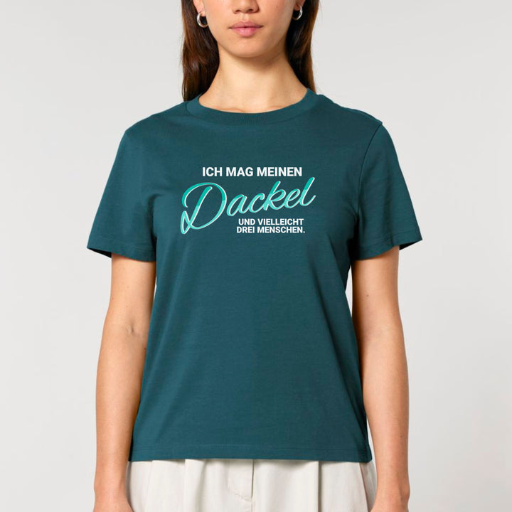 Ich mag meinen Dackel - Bio Frauen T-Shirt