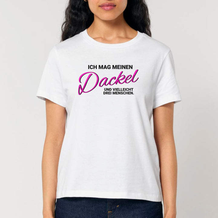 Ich mag meinen Dackel - Bio Frauen T-Shirt