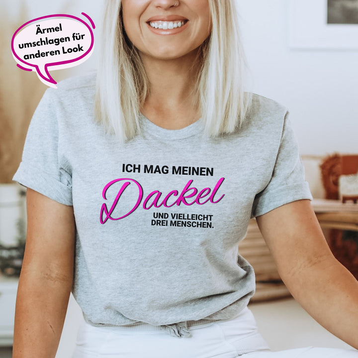 Ich mag meinen Dackel - Bio Unisex T-Shirt