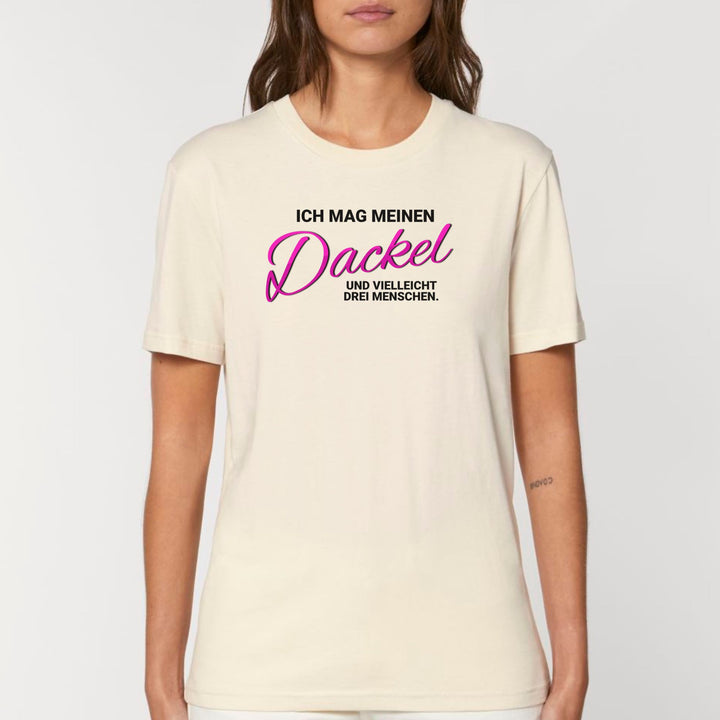 Ich mag meinen Dackel - Bio Unisex T-Shirt