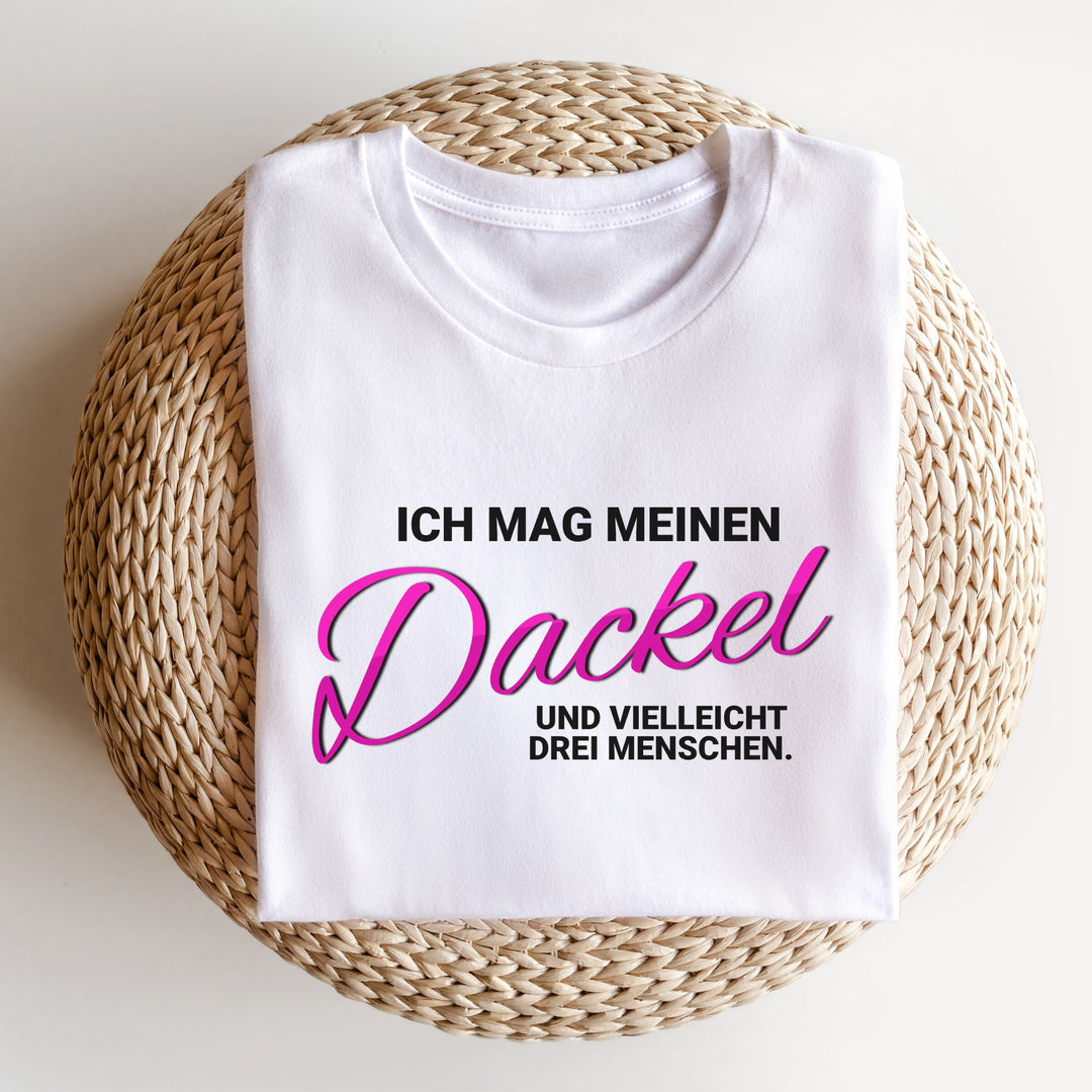 Ich mag meinen Dackel - Bio Unisex T-Shirt