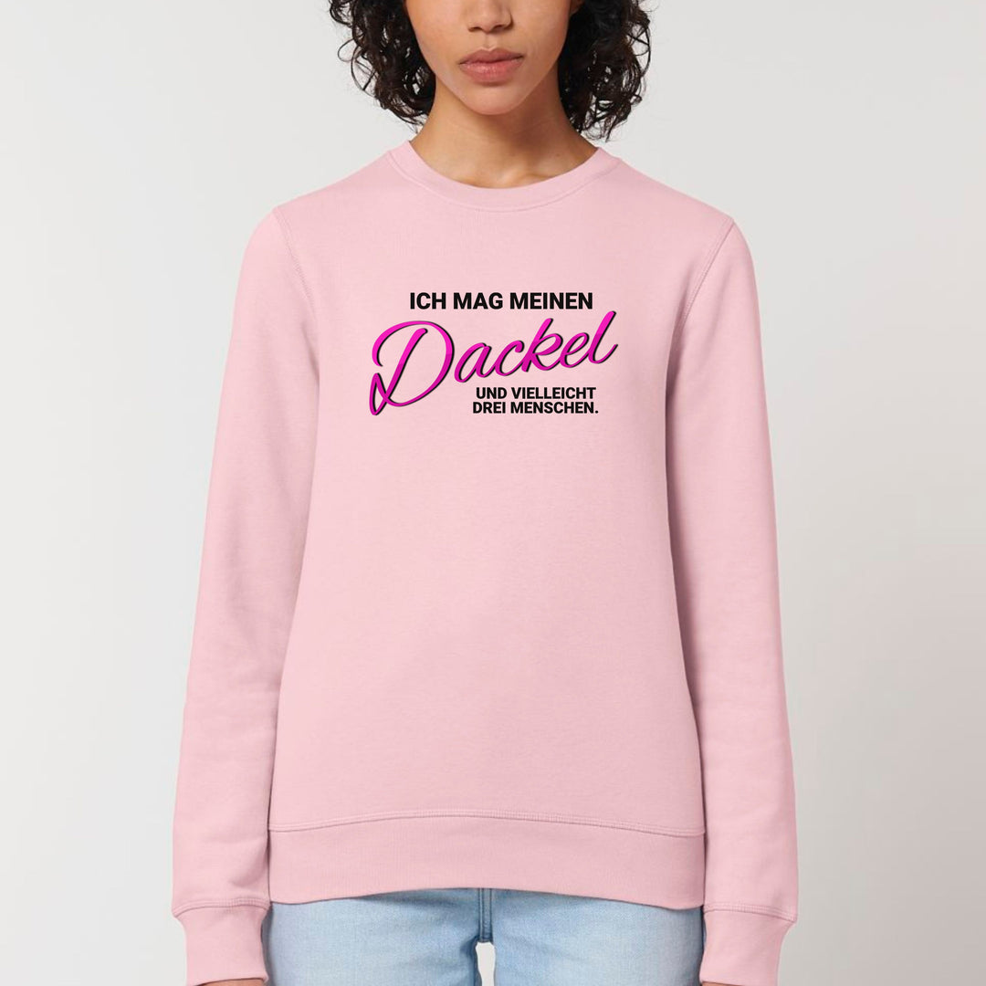 Ich mag meinen Dackel - Bio Unisex Sweatshirt