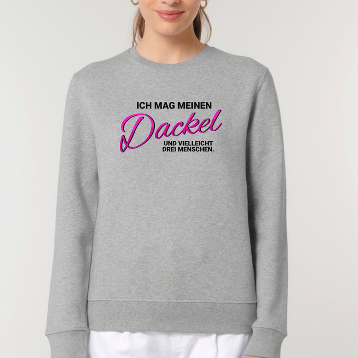 Ich mag meinen Dackel - Bio Unisex Sweatshirt