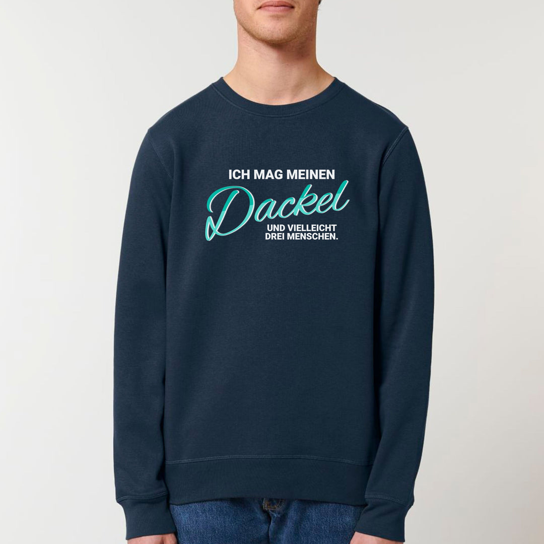 Ich mag meinen Dackel - Bio Unisex Sweatshirt