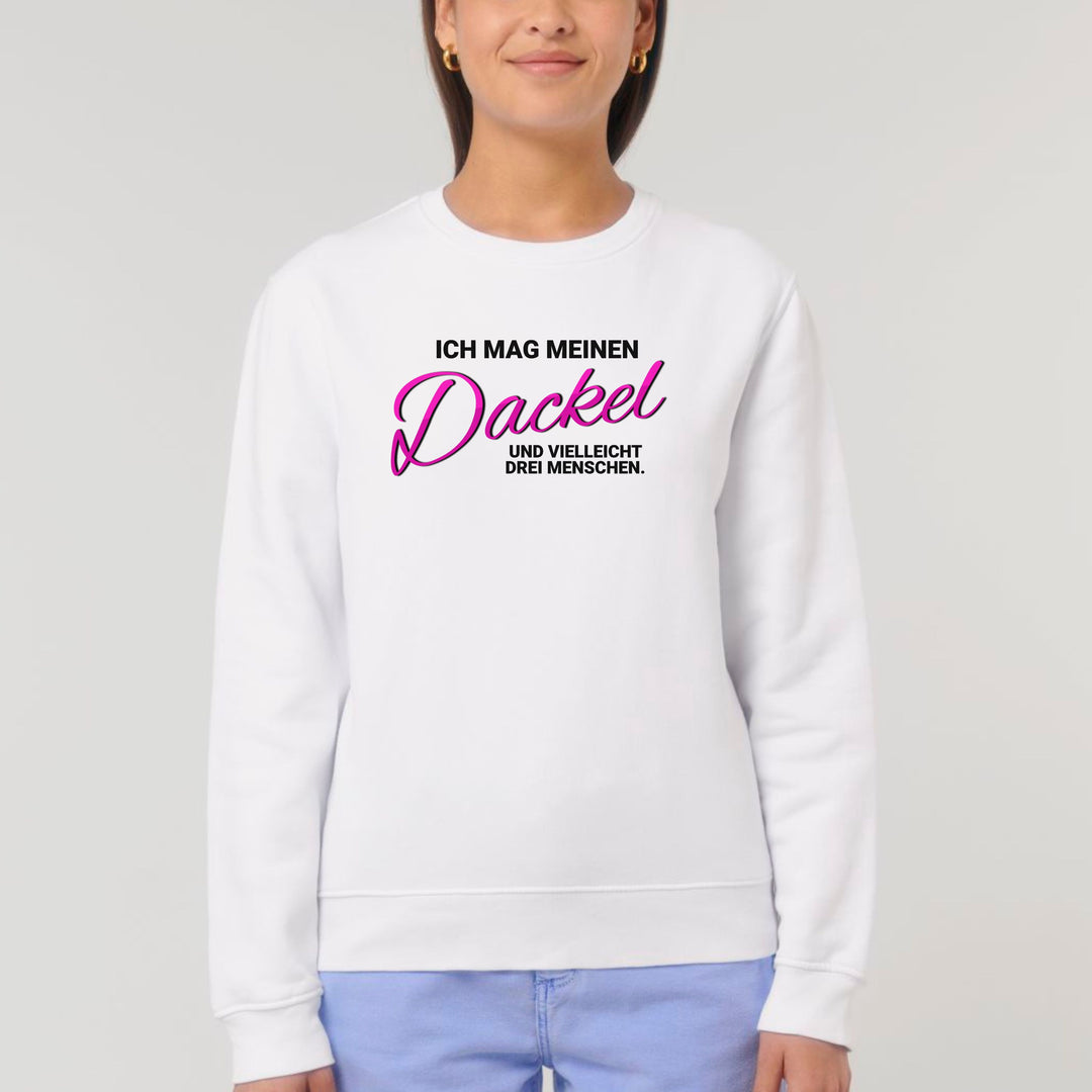 Ich mag meinen Dackel - Bio Unisex Sweatshirt