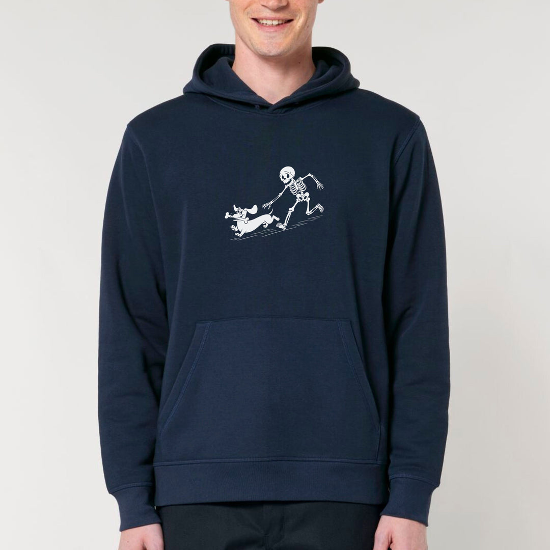 Knochendieb (Kurzhaar) - Bio Unisex Hoodie