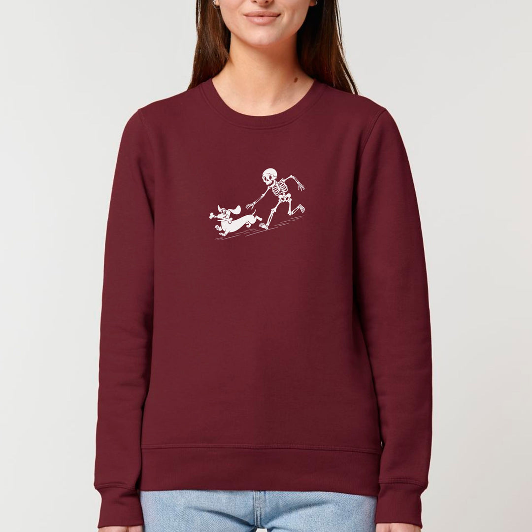 Knochendieb (Kurzhaar) - Bio Unisex Sweatshirt