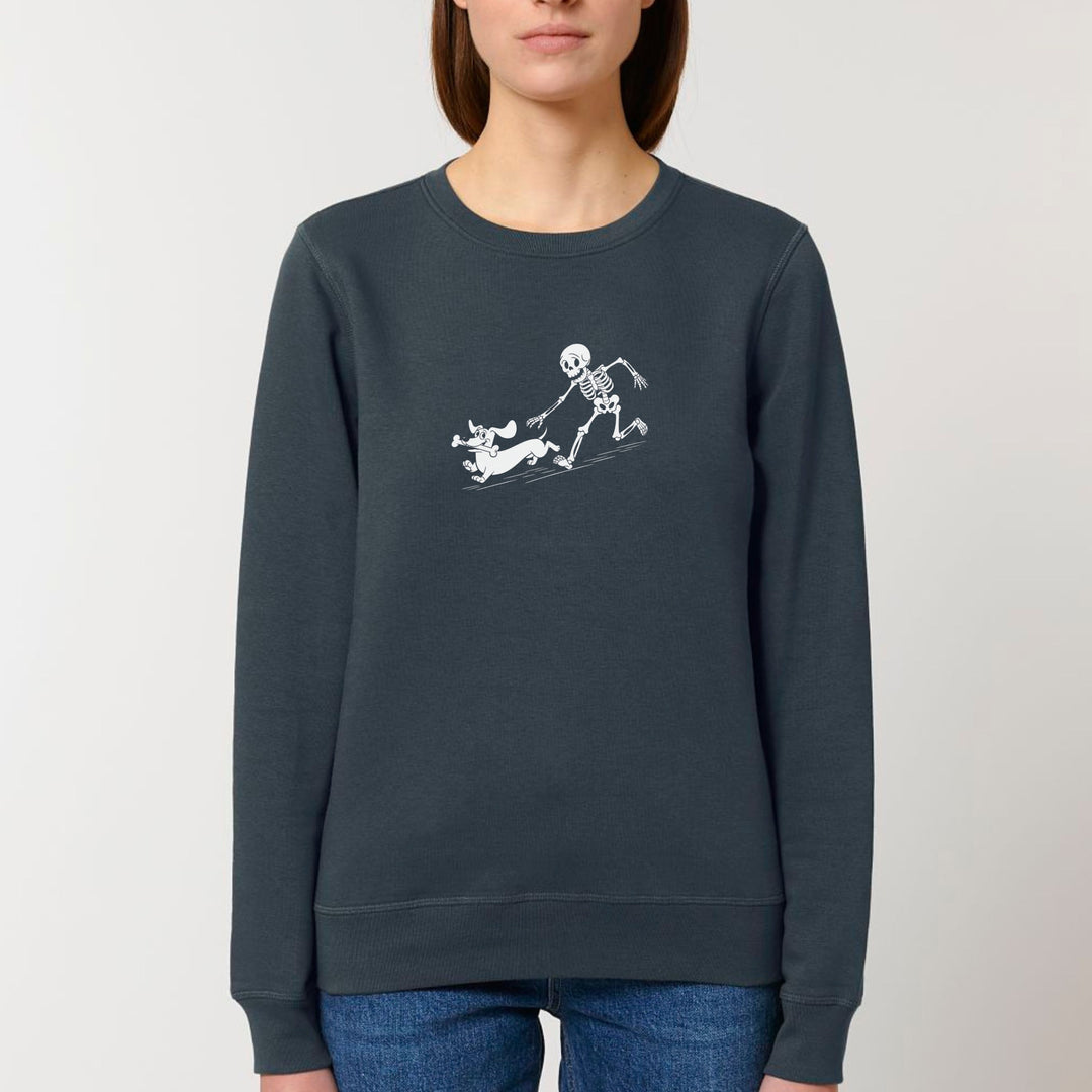 Knochendieb (Kurzhaar) - Bio Unisex Sweatshirt