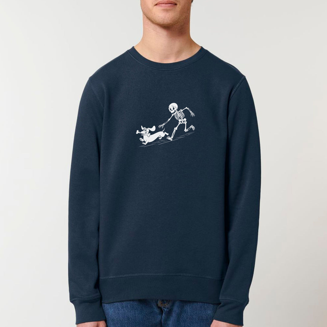 Knochendieb (Kurzhaar) - Bio Unisex Sweatshirt